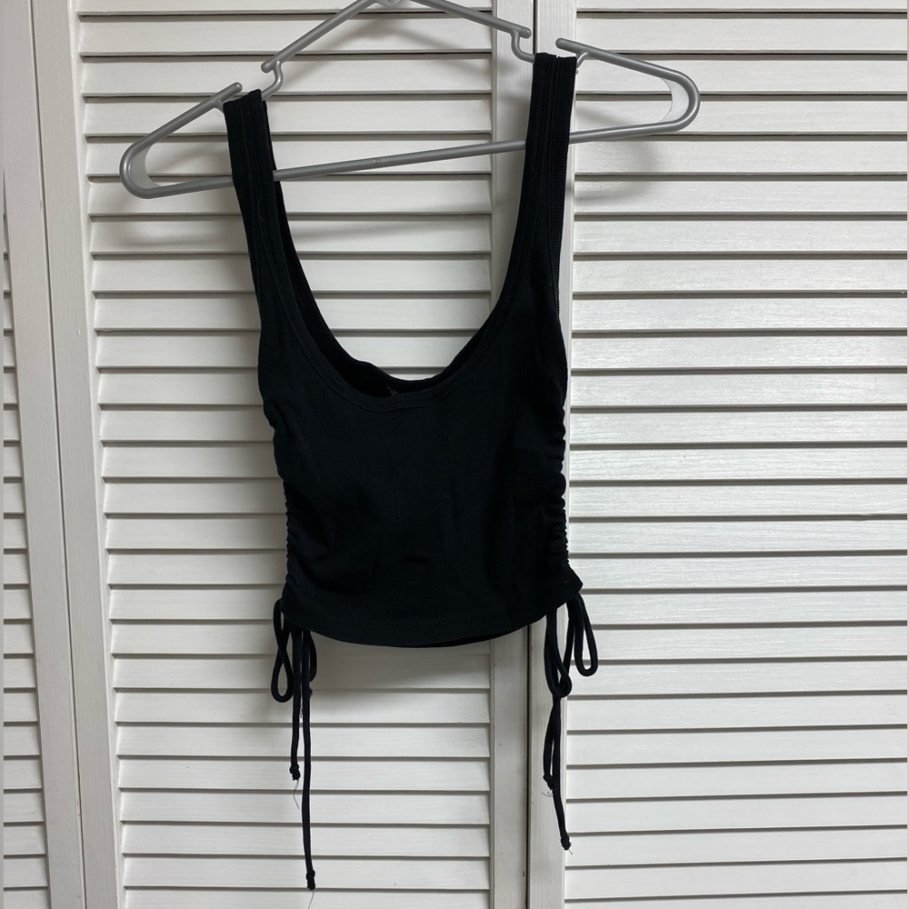 Cropped Zara Tie Shirt